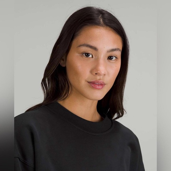 Lululemon perfectly cropped oversized crew - Picture 3 of 6